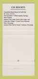 Matchbook Cover - Grand Teton Lodge Company Moran WY 30 Strike