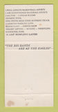 Matchbook Cover - Eagles Club Milwaukee WI 30 Strike