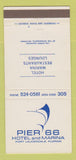 Matchbook Cover - Pier 66 Hotel Marina Fort Lauderdale FL 30 Strike