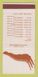 Matchbook Cover - Seita France Olympics? Diving SAMPLE 30 Strike