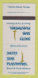 Matchbook Cover - South Seas Plantation Resort Captiva Island FL 30 Strike