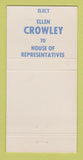 Matchbook Cover - Laramie County WY Ellen Crowley House of Reps 30 Strike