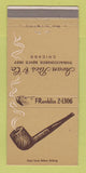 Matchbook Cover - Iwan Ries Tobacco Chicago IL 30 Strike