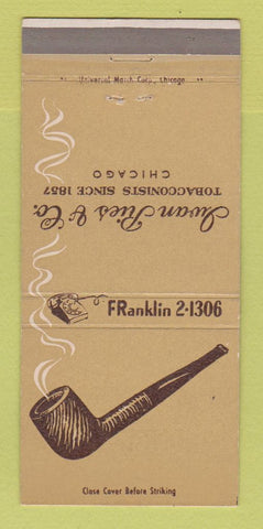 Matchbook Cover - Iwan Ries Tobacco Chicago IL 30 Strike
