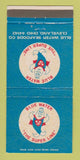 Matchbook Cover - Blue Water Seafood Cleveland OH 30 Strike