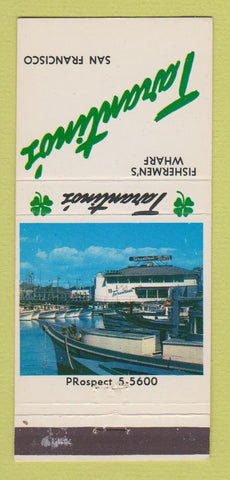 Matchbook Cover - Tarantino's Restaurant San Francisco CA 30 Strike