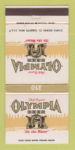 Matchbook Cover - Olympia Beer Tumwater WA 30 Strike