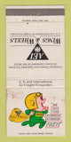 Matchbook Cover - AEI Wings & Wheels Air Freight Jamaica NY WEAR 30 Strike