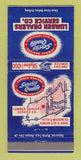 Matchbook Cover - Service Quality Lumber Dealers Kansas City KS 30 Strike