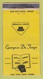 Matchbook Cover - Quebec Telephone Yellow Pages WORN 30 Strike