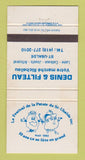 Matchbook Cover - Festival LA Patate St Ubalde QC Denis & Filteau WEAR 30 Strike