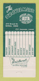 Matchbook Cover - Travelmart Travel Service Elyria OH 30 Strike