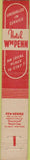 Matchbook Cover - Hotel WM Penn Seattle WA 10 Strike