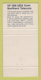 Matchbook Cover - Northern Telecom Telephone Stone Mountain GA 30 Strike