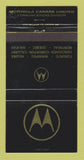 Matchbook Cover - Motorola Canada Electronics  30 Strike