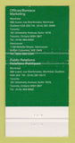 Matchbook Cover - Teleglobe Canada Montreal QC Toronto Telephone 30 Strike