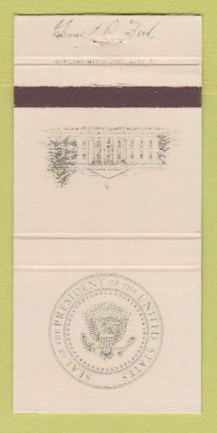 Matchbook Cover - President of the United States Gerald Ford 30 Strike