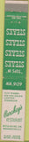 Matchbook Cover - Parchey's Restaurant Washington DC 10 Strike