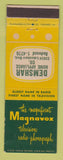 Matchbook Cover - Magnavox TV Demshar Appliance