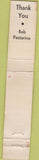 Matchbook Cover - Pastorino's Walnut Creek CA Italian 10 Strike