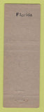 Matchbook Cover - Columbus Hotel Miami FL