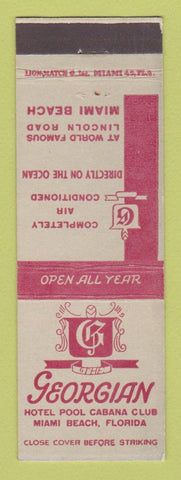 Matchbook Cover - Georgian Hotel Miami Beach FL