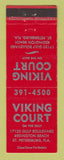 Matchbook Cover - Viking Court Motel St Petersburg FL