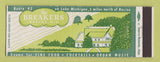 Matchbook Cover - Breakers Restaurant Racine WI