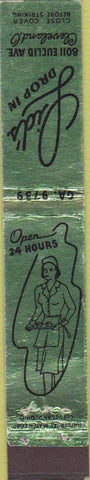 Matchbook Cover - Lid's Drop In Cleveland OH girlie restaurant 10 Strike