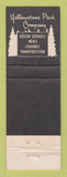 Matchbook Cover - Yellowstone National Park Canyon Village Motor Lodge WEAR