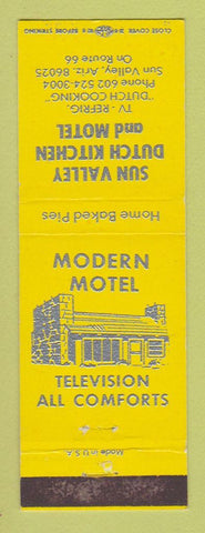 Matchbook Cover - Sun Valley Dutch Kitchen Motel Sun Valley AZ