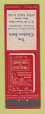 Matchbook Cover - The Chicken Barn Totowa Boro NJ