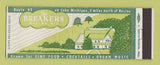 Matchbook Cover - Breakers Restaurant Racine WI