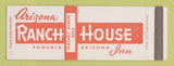Matchbook Cover - Arizona Ranch House Inn Phoenix AZ
