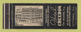 Matchbook Cover - Hotel Creedon Ottawa IL