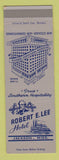 Matchbook Cover - Robert E Lee Hotel Jackson MS