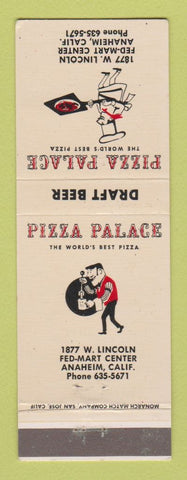 Matchbook Cover - Pizza Palace Restaurant Anaheim CA