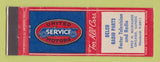 Matchbook Cover - United Service Motors Delco Radio Chicago IL