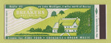 Matchbook Cover - Breakers Restaurant Racine WI