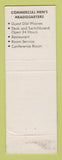 Matchbook Cover - Jan Lin Motor Inn Rogers AR WEAR