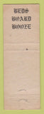Matchbook Cover - Mine Shaft Bar Gilpin Hotel Black Hawk Colorado WEAR