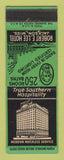 Matchbook Cover - Robert E Lee Hotel Jackson MS