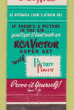 Matchbook Cover - RCA Victor TV Sande Applaince Northfield MN