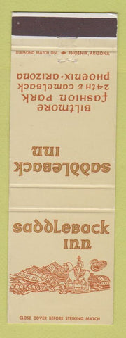 Matchbook Cover - Saddleback Inn Phoenix AZ
