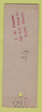 Matchbook Cover - The Tower Miami Beach FL