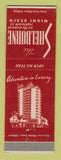 Matchbook Cover - Shelborne Hotel Miami Beach FL