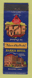 Matchbook Cover - Harris Hotel Rogers AR WEAR