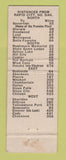 Matchbook Cover - Virginia Cafe Rapid City SD