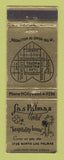 Matchbook Cover - Las Palmas Hotel Hollywood CA WEAR