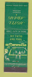 Matchbook Cover - Hotel Adams Phoenix AZ